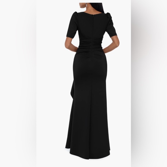 Xscape Evenings Ruffle Puff Sleeve Gown Size:16 $218 - Picture 2 of 7
